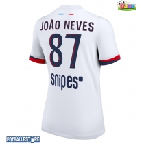 Paris Saint-Germain Joao Neves #87 Bortedrakt Dame 2025-26 Kortermet